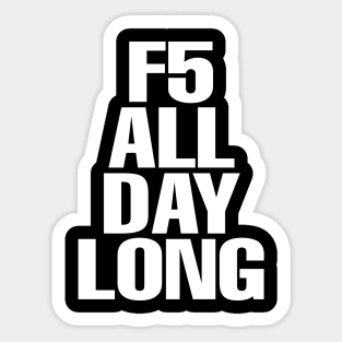 F5 Refresh Sticker